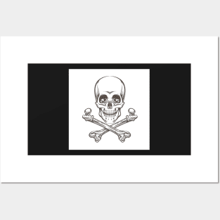 Skull and Bones Posters and Art